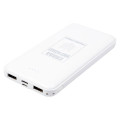 Універсальна мобільна батарея (повербанк) 20000mAh PowerPlant TPB22 біла (USB/Tyre-C) LED індікатор заряду