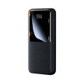 Універсальна мобільна батарея (повербанк) 20000mAh Gerlax GP-224P чорна (1USB/TypeC/Lightning) LED дісплей кабель 2в1