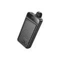 Універсальна мобільна батарея (повербанк) 30000mAh Hoco J123B чорна(3USB/TypeC/Lightning) LED дісплей ліхтарик