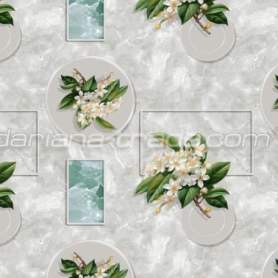 Клейонка ST5782-2 ПВХ 1,37х20м 2-х шар термічна на нетканинній основі Dariana