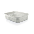Кошик для білизни 2,2л Сірий 24,5*19,5*6,5см DROP DESING/М-161