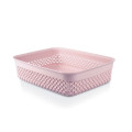 Кошик для білизни 2,2л Пудра 24,5*19,5*6,5см DROP DESING/М-161