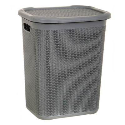 Кошик для білизни 52л (450*370*570мм) Холодно-сірий DROP DESIGN