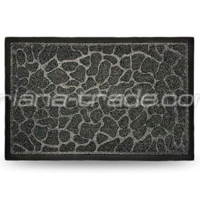 Килимок придверний текстильний Dariana Grass 45*75 сірий