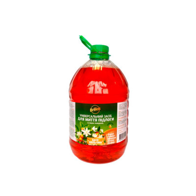 Засіб миючий для підлоги Brilias 5л Квіти апельсина / уп 4шт