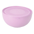 Миска(салатник) пластик 4л з кришкою Пудра /М-287 /уп.24шт