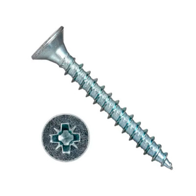 Саморіз (шуруп) універсальний 2,5мм*12мм ЦБ (1000шт.) X-TECH КОРОБКА