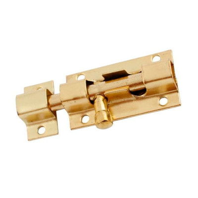 Шпінгалет маленький квадрат 61мм золото SP2GP /уп.12шт