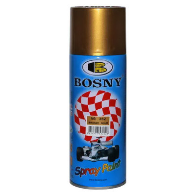 Аерозоль BOSNY металік золота бронза 400мл/352/307/12шт.