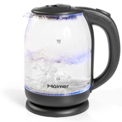 Чайник електричний 1,8л 1500Вт скляний Holmer HKS-2025 (сервісний центр)