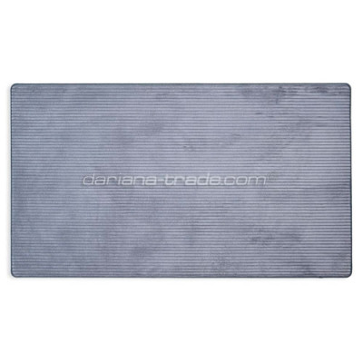 Килимок підлоговий універсальний Dariana 45*75см Сірий Фібра