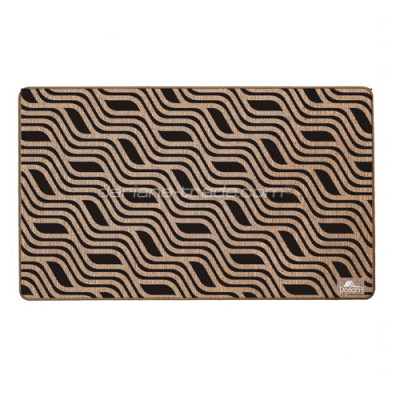 Килимок підлоговий універсальний Dariana 45*75см Хвиля Льон