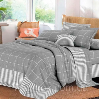 К-т пост. білизни євро /1902-2 бязь REAL-HOZ (пр200*220, под. 200*220, нав. 70*70*2) Клитинка