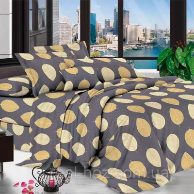 К-т пост. білизни євро /2807-4 бязь REAL-HOZ (пр200*220, под. 200*220, нав. 70*70*2) Квітуча Гілка