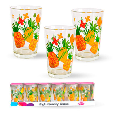 Набір склянок 6шт 210мл 