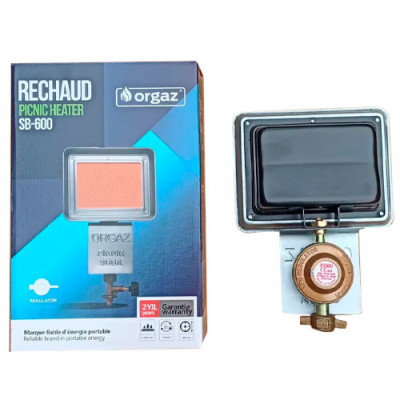 Газовий обігрівач 1500w ORGAZ з редуктором та штуцером 14,5*18см Турция SB-600
