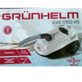Пилосос 600Вт з мішком GRUNHELM GVC1703HS ECO POWER сіро-чорний (гарантія 1 рік)