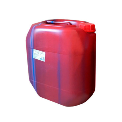Каністра не харчова пластмасова для палива 20л Європласт/Літолан червона зі смужками /уп 8шт