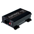 Інвертор CPI-1000PS (чиста синусоїда) вхідна напруга 12V DC, вихідна напр. 230V AC, безперервна потужність 1000 W, пікова потужність 2000W, USB 5V, кабель з кліпсою 48см, дріт заземлення 100см Апро (гарантія 1 рік)