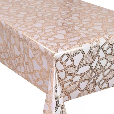 Клейонка 5476 ПВХ 1,37х20м з принтом на тканинній основі Марсель