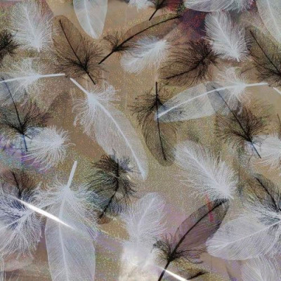 Клейонка 5940-80 з гологр.малюнком РІДКЕ СКЛО висота 0,8м*20м (0,6мм) Laser