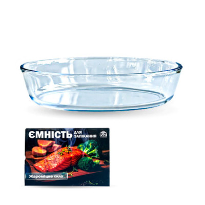 Форма овальна для випікання 3л 39*28*6см/уп.6шт