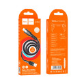 Кабель USB/micro USB 1,2м Hoco U110 чорний 2.4A