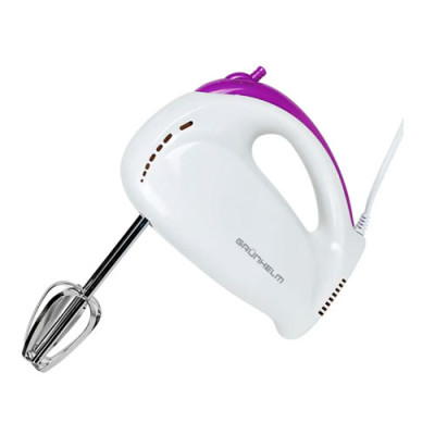 Міксер 200Вт сірий Grunhelm GRM612 2 вінчики 2 гачки гарантія 1 рік