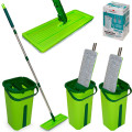 Набір для прибирання  відро 16л 150мм*130мм*340мм +швабра телескоп.ручка 1250мм насадка мікрофібра 300мм /МН-3554 Китай