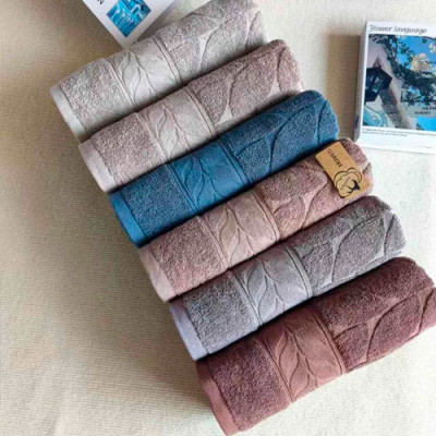 Рушник махровий для обличчя (бавовна 100%) 50*100 /70034В/ уп 6шт