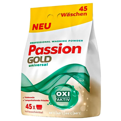 Пральний порошок Passion Gold Universal 2,7кг уп.5шт