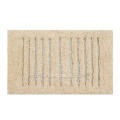 Килимок для ванної Dariana 45*75см бежевий з лініями СОФТА