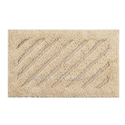 Килимок для ванної Dariana 45*75см бежевий зі смугами СОФТА