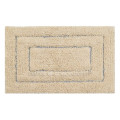 Килимок для ванної Dariana 45*75см бежевий з рамкою СОФТА