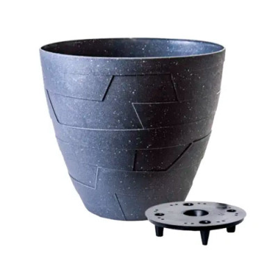 Вазон для квітів зі вставкою 