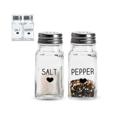 Набір для спецій 2шт (солянка та перечніця) 80мл /7030-1