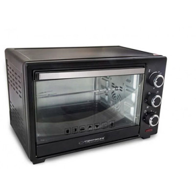 Електр. піч (духовка) 1600Вт 25л Esperanza EKO006 Napoli чорна гарантія 1 рік