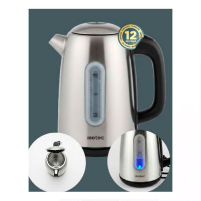 Чайник електричний 1,7л 2200Вт HHB8701AR корпус нерж Metec