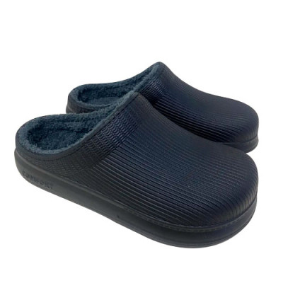 Калоші-сабо чол HM-132 хутро сині (41-45) 6шт/уп