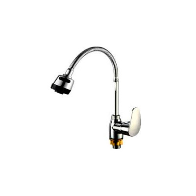 Змішувач для кухні KAG-4004 Solone чорний гнучкий рефлекторний вилив