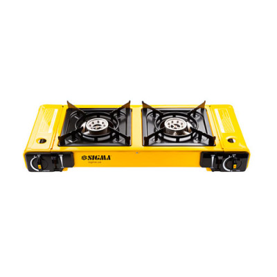 Плита газова 2-комфорна з п`єзопідпалом та адаптером Сomfort 660мм*270мм*95мм пластиковий кейс