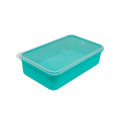 Контейнер харчовий 1л прямокутний з кришкою Зелений