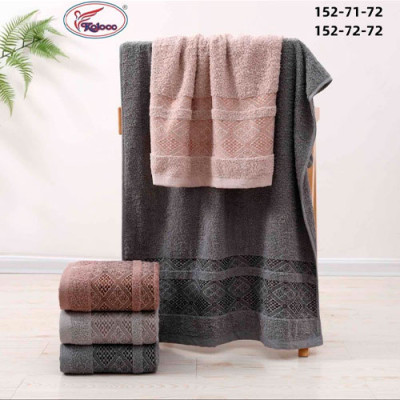 Рушник мікрофібра банний 70*140 Koloco mix /152-71-72/уп 8шт