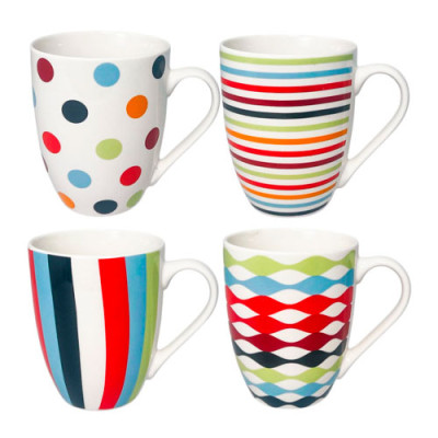 Кружка керам 350мл Мікс-4 /уп.24шт