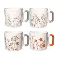 Кружка керам 420мл Квіточки /уп.36шт