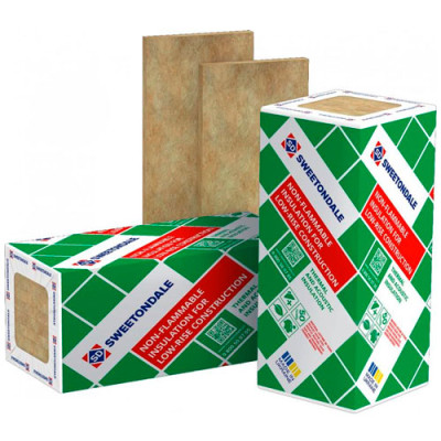 УЦІНКА Вата (плита) Ультравул Лайт 100 TN727662 (100мм*600мм*1200мм)/4 ліст/2,88кв.м плот.30-50 кг/м3 (без повернення)