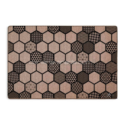 Килимок підлоговий універсальний Dariana 60*90см Мозаїка Льон