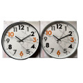 Годинник настінний круглий 9755А d-30см Grey