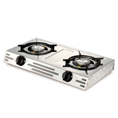 Плита газова 2-комфорна без кришки Luma Bella LB-57021 /уп.8шт