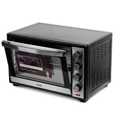 Електро піч-духовка з грилем 48л 2000Вт чорна Ergo TO-940 гарантія 1 рік